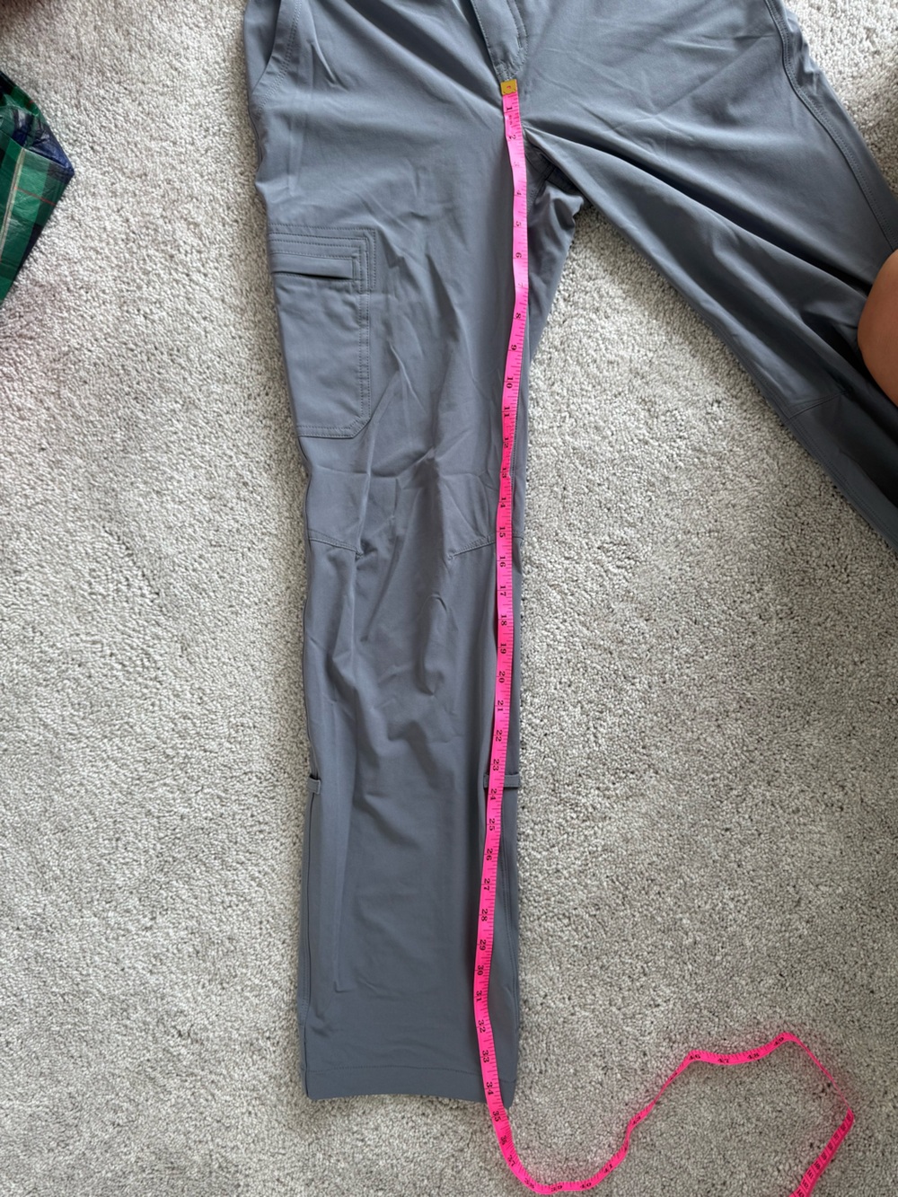REI Gray Performance Cargo Pants - Picture 8 of 9